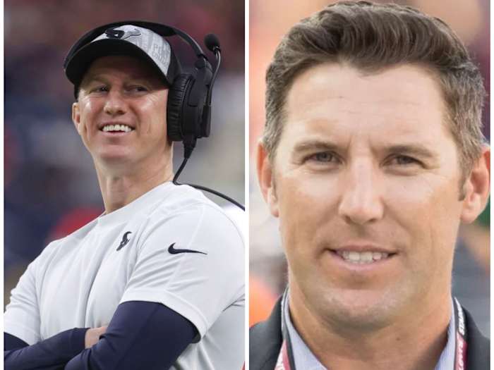 Bobby Slowik (left) and Adam Peters (right) spent extensive time together with the San Francisco 49ers.